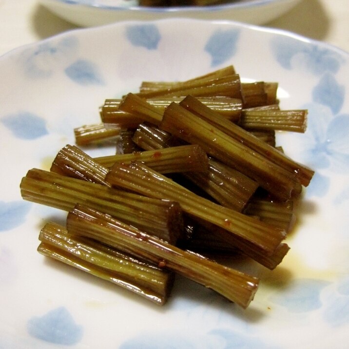酢が決め手!きゃらぶき【減塩でも美味】